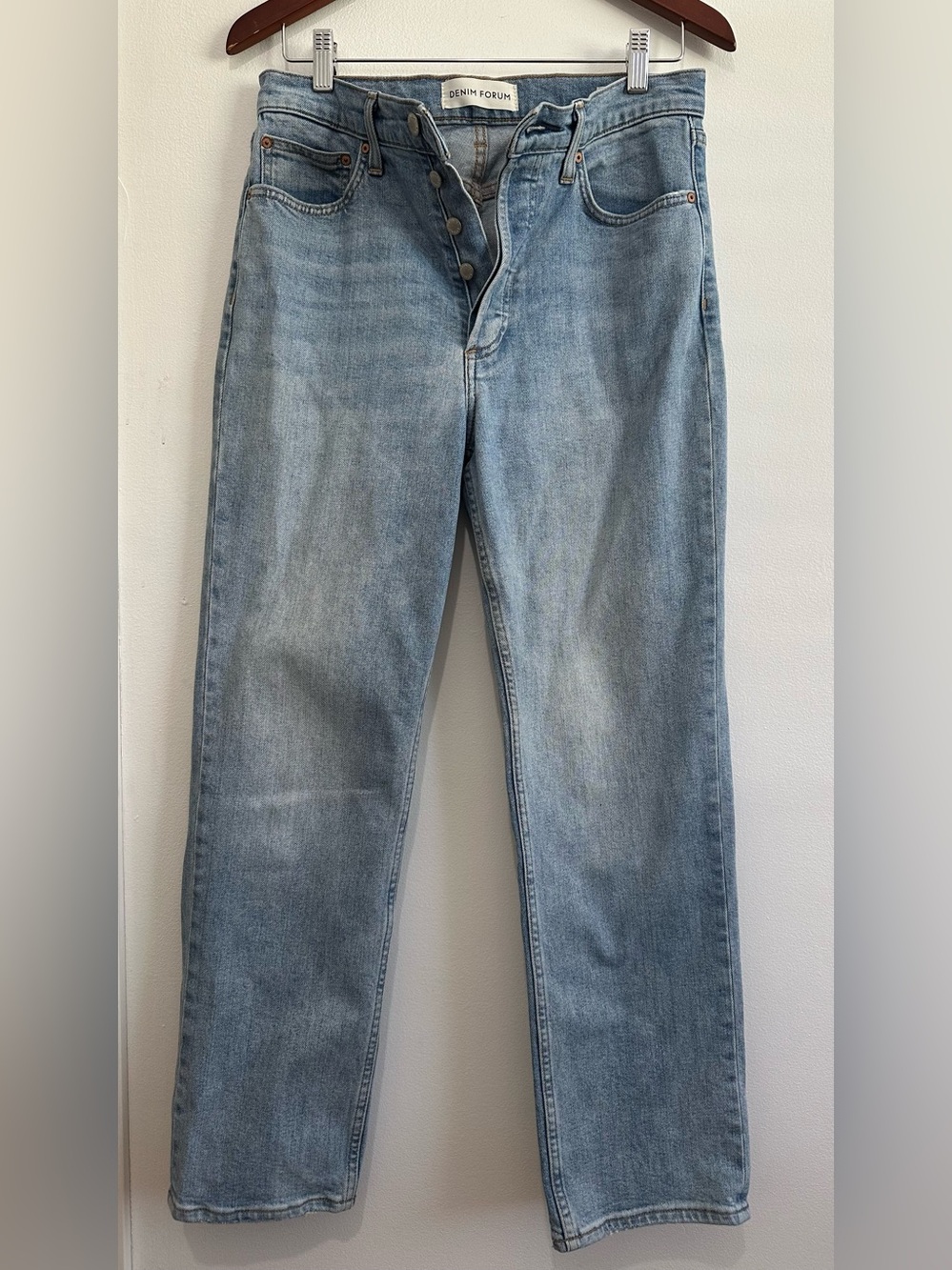 Denim Forum Light - The Arlo High Rise Straight 28L/29